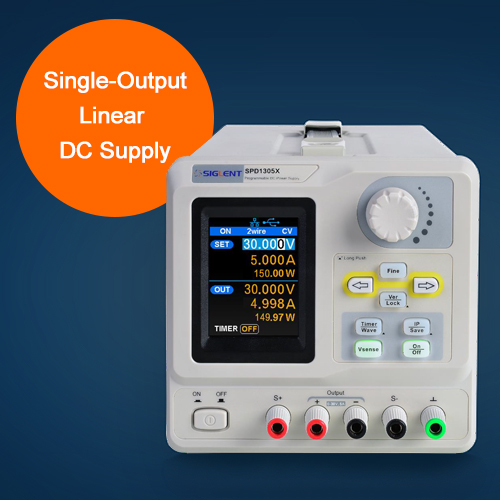 TestEquity: Siglent SPD1305X DC Power Supply, Single Output, 30V